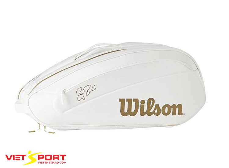 TÚI VỢT TENNIS WILSON FEDERER DNA WIMBLEDON 2019