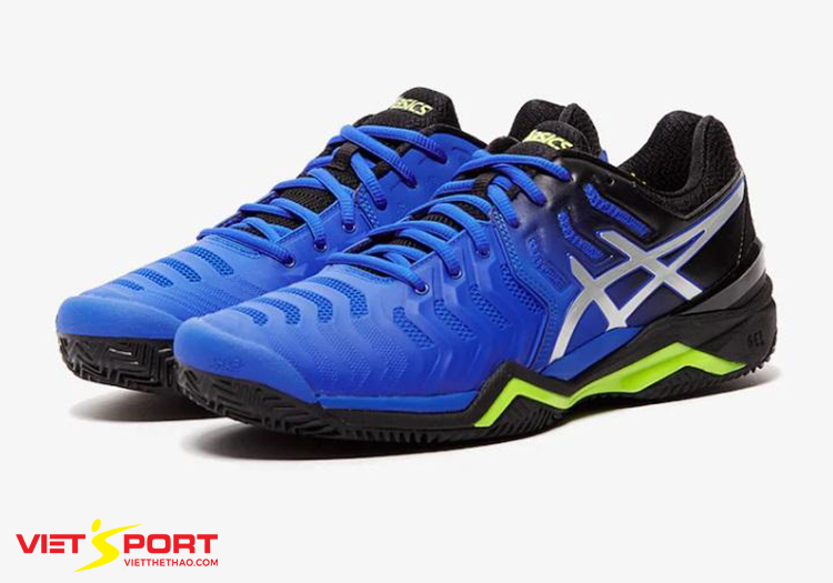 GIẦY TENNIS ASICS GEL RESOLUTION 7 ( XANH / ĐEN )