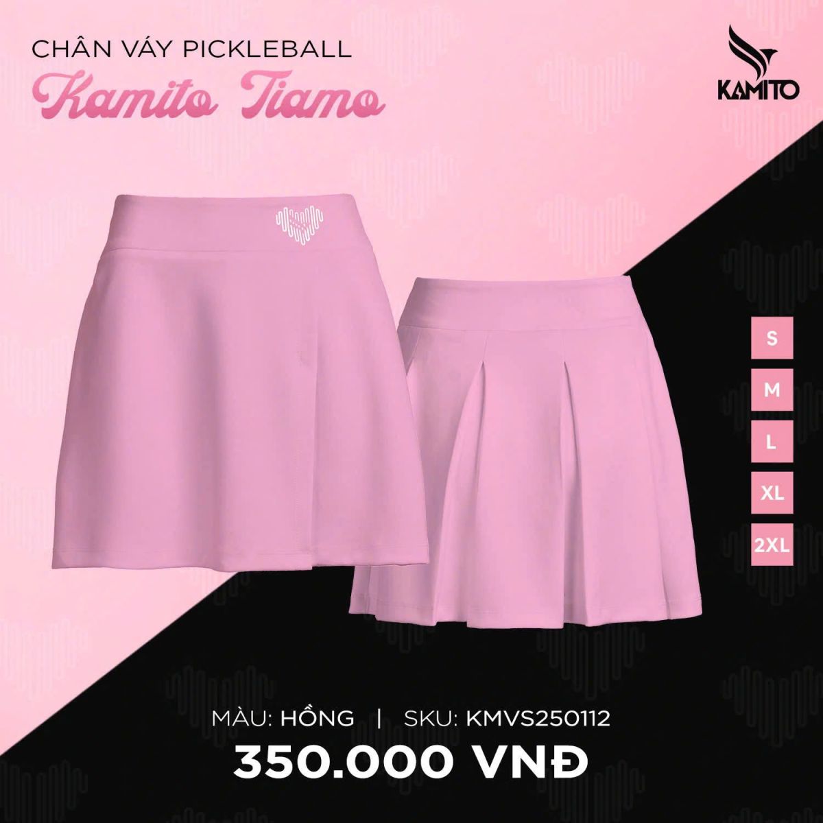 Chân Váy Pickleball Kamito Tiamo Chân Váy Pickleball Kamito Tiamo