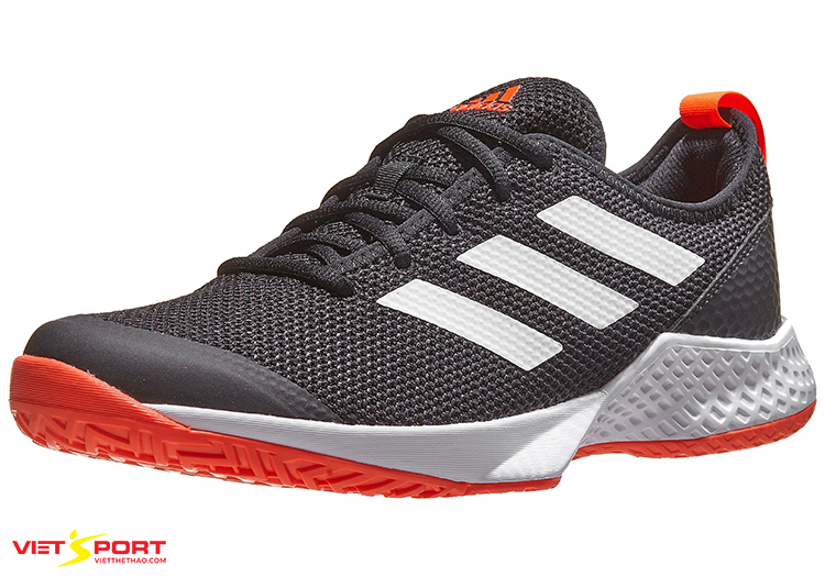 Giày Tennis Adidas court control Black/ White/ Solar Red Giày Tennis Adidas court control Black/ White/ Solar Red