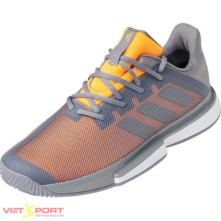 Giày Tennis Adidas Solematch Bounce Cam Ghi Giày Tennis Adidas Solematch Bounce Cam Ghi