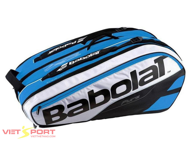 Túi Tennis Babolat Pure RHX12R Trắng/Xanh
