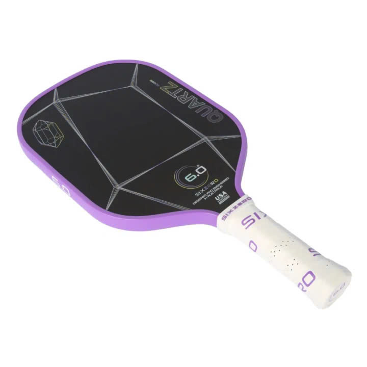 Vợt Pickleball Six Zero Quartz - Amethyst (Tím)