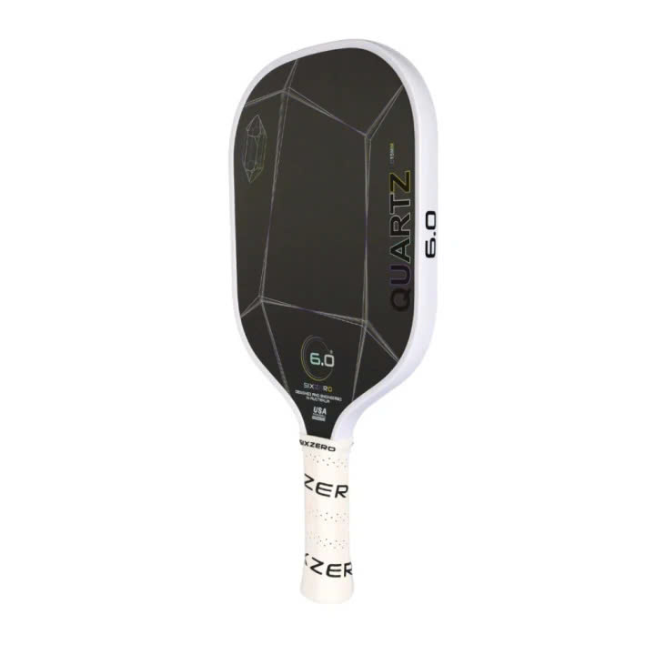 Vợt Pickleball Six Zero Quartz - Crystal (White)
