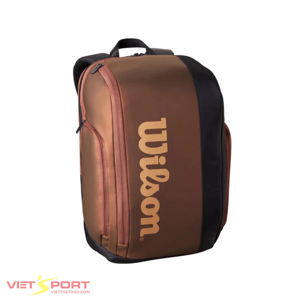 Balo Tennis Wilson Super Tour Pro Staff V14 Nâu