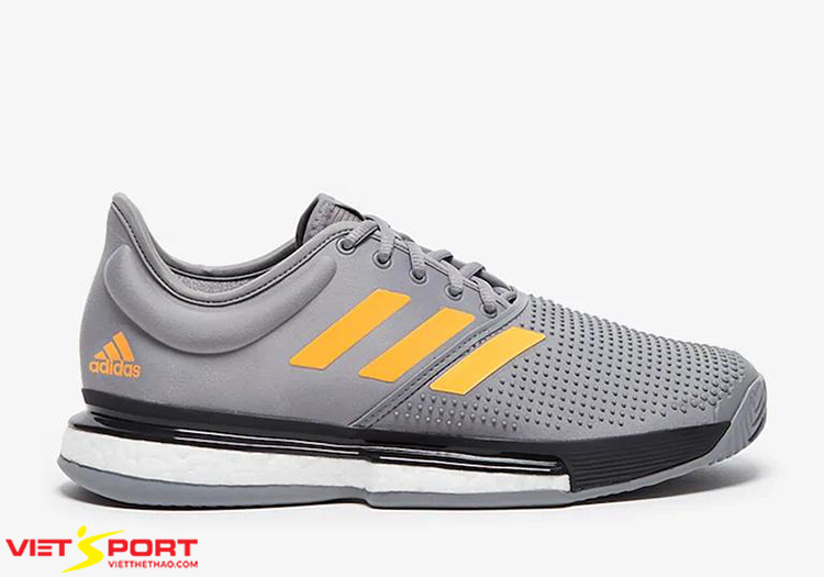Adidas Solecourt Boost Ghi - Cam Adidas Solecourt Boost Ghi - Cam