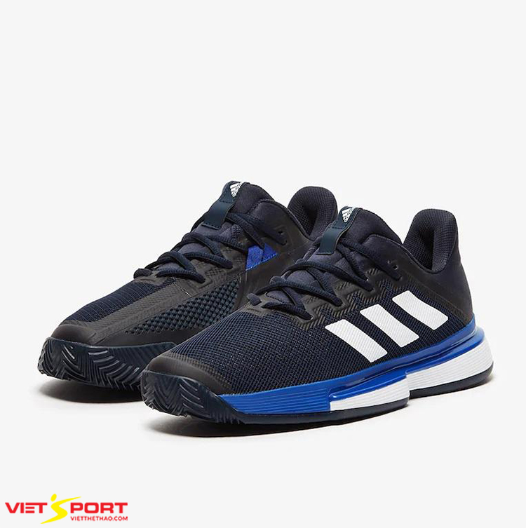 Giày Tennis Adidas Solematch Bounce Xanh Giày Tennis Adidas Solematch Bounce Xanh