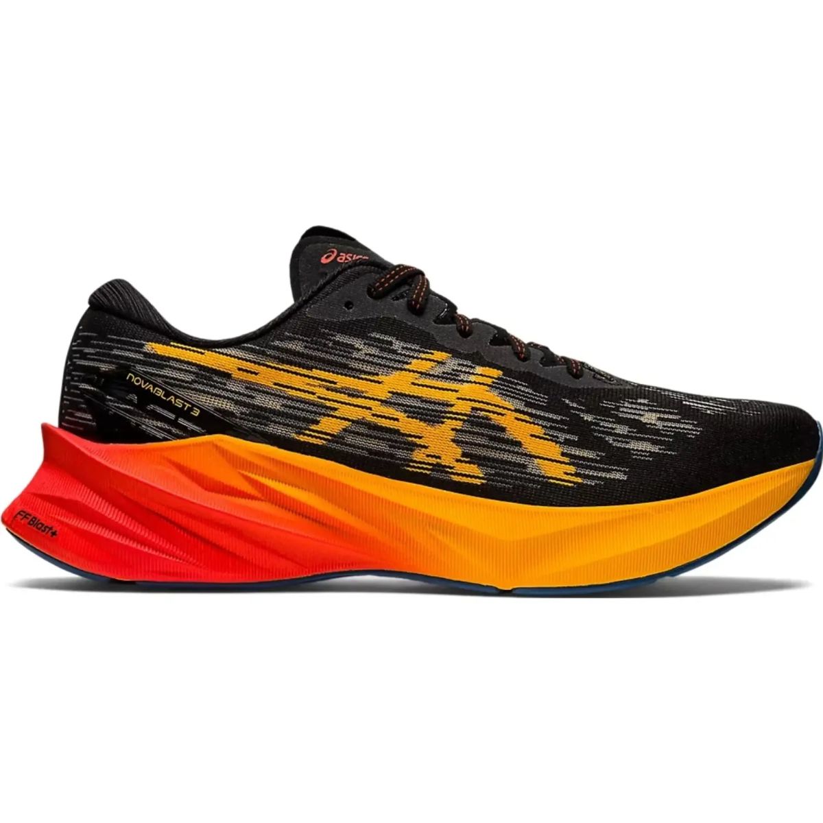 Giày chạy bộ Asics Novablast 3 Black Amber - 1011B458-001