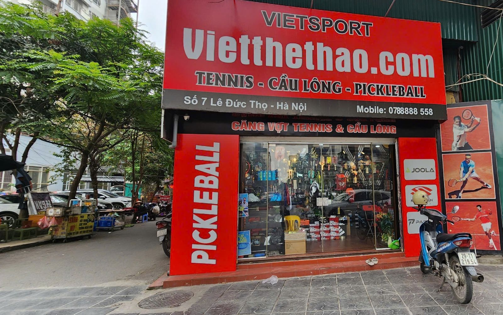 Top địa chỉ cửa hàng bán vợt Pickleball tại Hà Nội