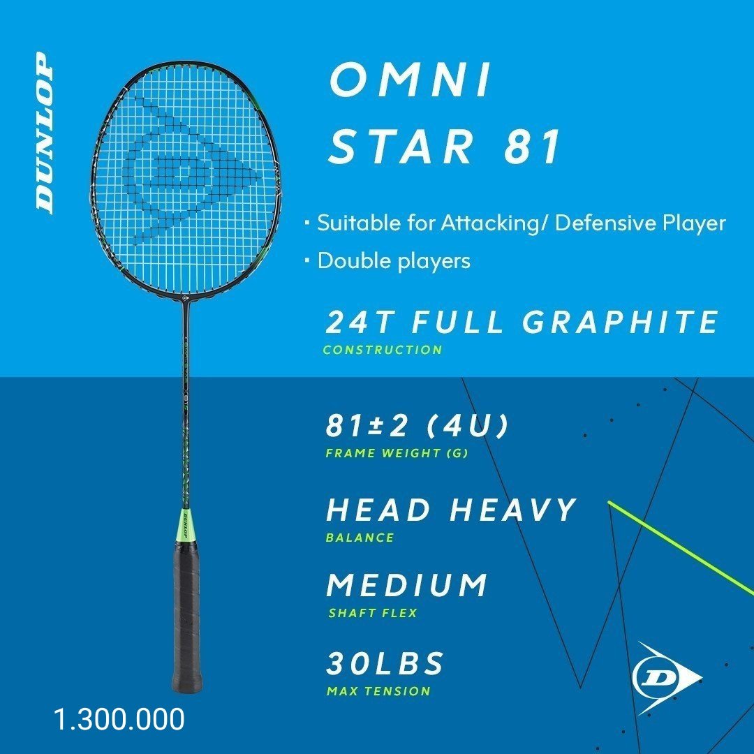 Vợt Cầu Lông Dunlop Omni Star 81