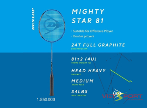 Vợt Cầu Lông Dunlop Mighty Star 81
