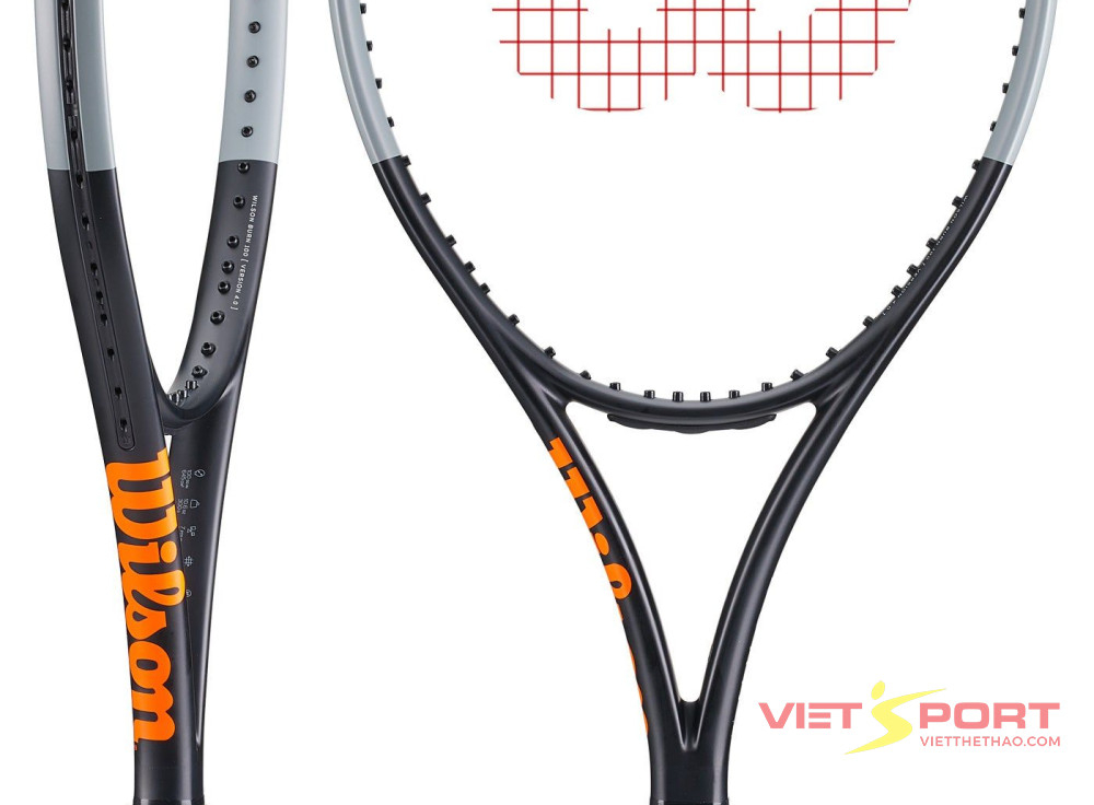 VỢT TENNIS WILSON BURN 100LS (280G), Vợt Carbon bền đẹp