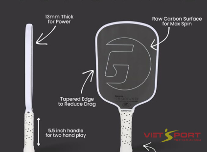 Vợt Pickleball Gamma Obsidian 13