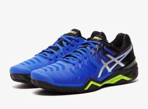 GIẦY TENNIS ASICS GEL RESOLUTION 7 ( XANH / ĐEN )