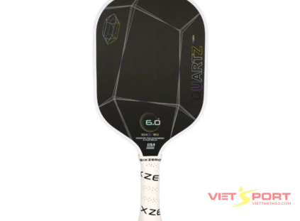 Vợt Pickleball Six Zero Quartz - Crystal (White)