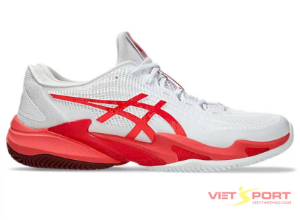 GIÀY TENNIS ASICS COURT FF 3 NOVAK White/Electric Red