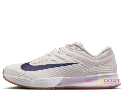 Giày Tennis Pickleball Nike Vapor Pro 3 FZ2161-100 màu trắng phối xanh navy, thiết kế lưới thoáng khí, đệm Zoom Air, đế cao su XDR bám sân – phù hợp sân cứng.