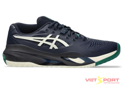 Giày Tennis Asics GEL-RESOLUTION X WIDE Midnight/Cream – công nghệ GEL™, DYNAWALL™, ASICSGRIP™ giúp tối ưu phong độ trên sân đấu.
