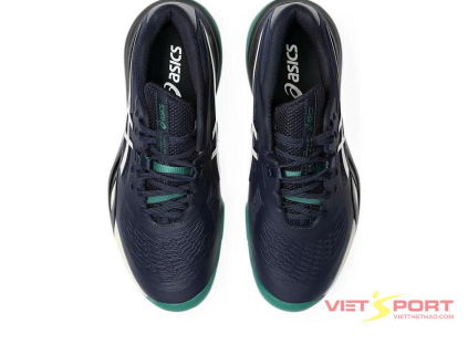 Giày Tennis Asics GEL-RESOLUTION X WIDE Midnight/Cream – công nghệ GEL™, DYNAWALL™, ASICSGRIP™ giúp tối ưu phong độ trên sân đấu.