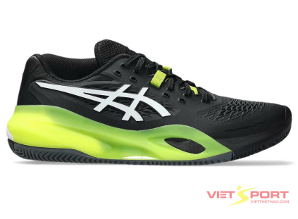 Giày Tennis Asics GEL-RESOLUTION X CLAY Black/White – công nghệ GEL™, DYNAWALL™, ASICSGRIP™ giúp tối ưu phong độ thi đấu trên mặt sân đất nện.