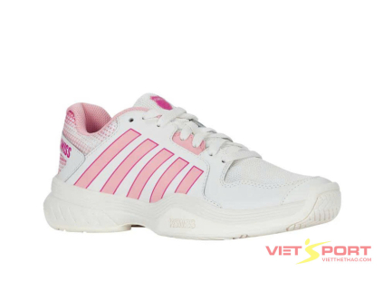Giày Tennis Pickleball Nữ K-Swiss Court Express Trắng Hồng Chính Hãng | Vietsport