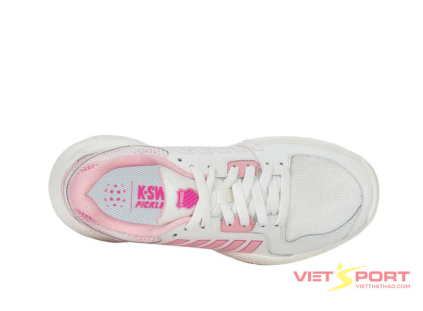 Giày Tennis Pickleball Nữ K-Swiss Court Express Trắng Hồng Chính Hãng | Vietsport