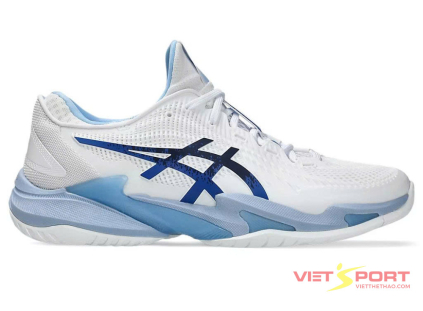 Giày Tennis Pickleball COURT FF 3 NOVAK WHITE/TUNA BLUE Chính Hãng | Vietsport