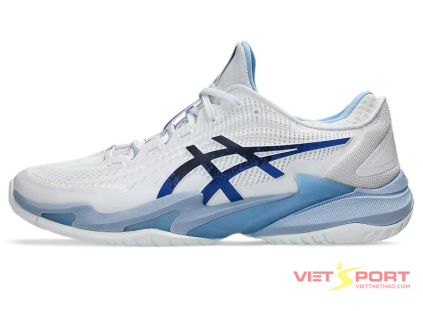Giày Tennis Pickleball COURT FF 3 NOVAK WHITE/TUNA BLUE Chính Hãng | Vietsport