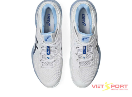 Giày Tennis Pickleball COURT FF 3 NOVAK WHITE/TUNA BLUE Chính Hãng | Vietsport