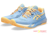 Giày Tennis Pickleball ASICS GEL-RESOLUTION X PADEL màu Stone Wash/Orange Glow – thiết kế bền bỉ, đệm GEL êm ái, phù hợp thi đấu trên sân cứng và padel.