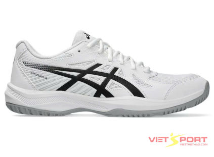Giày Tennis Pickleball ASICS UPCOURT 6 WHITE/BLACK chính hãng | Vietsport
