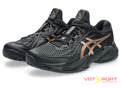 Giày Tennis Pickleball COURT FF 3 NOVAK Night Energy Black/Prism Gold chính hãng | Vietsport