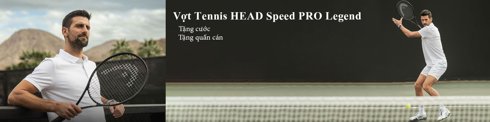 Vợt tennis, giầy tennis, túi vợt tennis, quần áo mũ tennis, vợt cầu lông