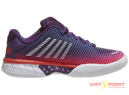 Giày Pickleball Nữ K-Swiss Hypercourt Express 2 Purple/Coral Chính Hãng – VIETTHETHAO