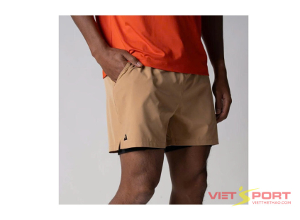 Quần Short Pickleball Men's Woven 2-in-1 Shorts Latte Chính Hãng – VIETTHETHAO
