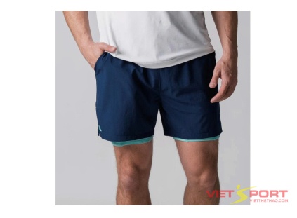 Quần Short Pickleball Men's Woven 2-in-1 Shorts Navy Chính Hãng – VIETTHETHAO