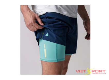 Quần Short Pickleball Men's Woven 2-in-1 Shorts Navy Chính Hãng – VIETTHETHAO