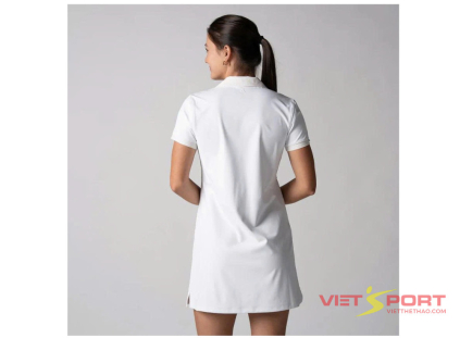 Váy Polo Pickleball Women's Club Novelty Polo Dress White Chính Hãng – VIETTHETHAO