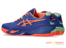 Giày Tennis Pickleball ASICS GEL-RESOLUTION X PADEL Dark Cobalt/Vivid Coral – Chính Hãng, Ổn Định Tối Ưu, Bám Sân Siêu Chắc