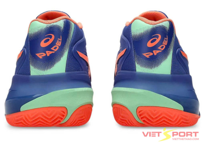Giày Tennis Pickleball ASICS GEL-RESOLUTION X PADEL Dark Cobalt/Vivid Coral – Chính Hãng, Ổn Định Tối Ưu, Bám Sân Siêu Chắc