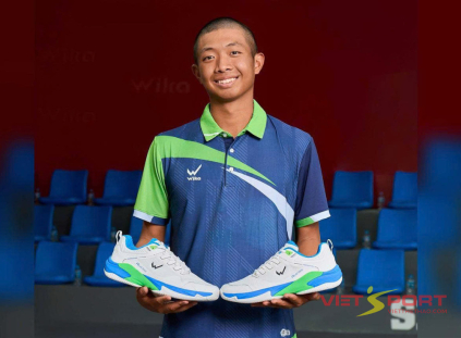 Giày Pickleball Wika Vanta Trắng Tím – Chính Hãng, Ổn Định & Thoáng Khí | VIETSPORT