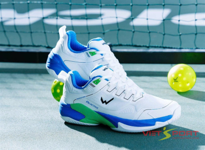 Giày Pickleball Wika Vanta Trắng Tím – Chính Hãng, Ổn Định & Thoáng Khí | VIETSPORT