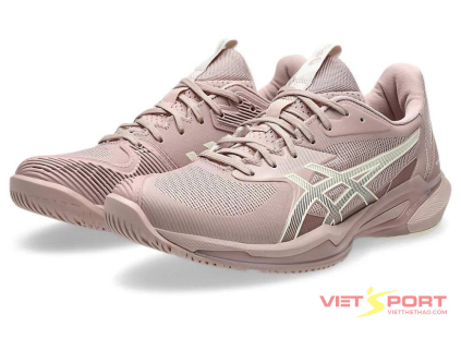 Giày Tennis Pickleball Nữ SOLUTION SPEED FF 3 Neutral Pink/Cream Chính Hãng – Nhẹ, Linh Hoạt & Bền Bỉ | VIETSPORT