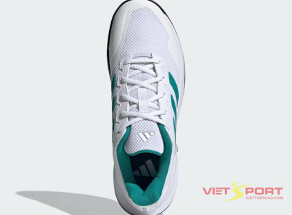 Giày Tennis & Pickleball Nam adidas Gamecourt 2.0 White / Green Chính Hãng – Nhẹ & Ổn Định | VIETSPORT